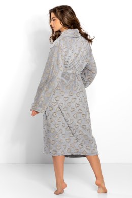 Szlafrok Damski Model Zoe Grey - Momenti Per Me - XL