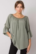 Bluzka Model TW-BZ-BI-82198.46 Khaki - Och Bella - S