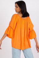 Bluzka Model TW-BZ-BI-82198.46 Orange - Och Bella - S Bluzka Model TW-BZ-BI-82198.46 Orange - Och Bella - S