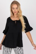 Bluzka Model TW-BZ-BI-90013.27X Black - Och Bella - L
