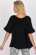 Bluzka Model TW-BZ-BI-90013.27X Black - Och Bella - L