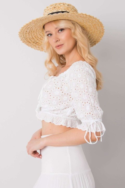 Bluzka Model TW-TP-BI-25455.43 White - Och Bella - M Bluzka Model TW-TP-BI-25455.43 White - Och Bella - M