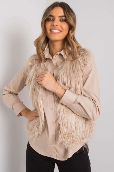 Kamizelka Damska Model TW-KZ-2115.32X Beige - Och Bella - XL