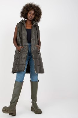 Kamizelka Model TW-KZ-BI-82019.09 Khaki - Och Bella - uniwersalny
