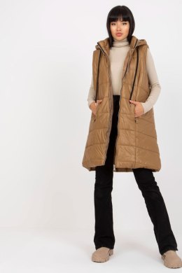 Kamizelka Model TW-KZ-BI-82019.09 Light Brown - Och Bella - uniwersalny