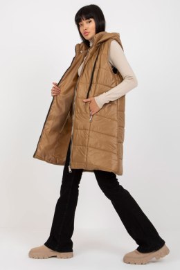Kamizelka Model TW-KZ-BI-82019.09 Light Brown - Och Bella - uniwersalny