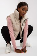 Kamizelka Model TW-KZ-BI-82230.19 Light Beige - Och Bella - uniwersalny Kamizelka Model TW-KZ-BI-82230.19 Light Beige - Och Bella - uniwersalny