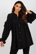 Koszula Damska Model TW-KS-BI-2021745.13X Black - Och Bella - s Koszula Damska Model TW-KS-BI-2021745.13X Black - Och Bella - s