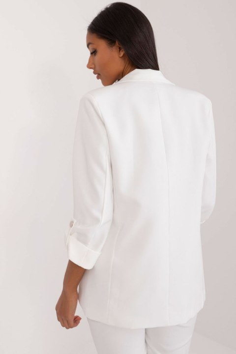 Marynarka Model TW-ZT-BI-27192.44P White - Och Bella - S Marynarka Model TW-ZT-BI-27192.44P White - Och Bella - S