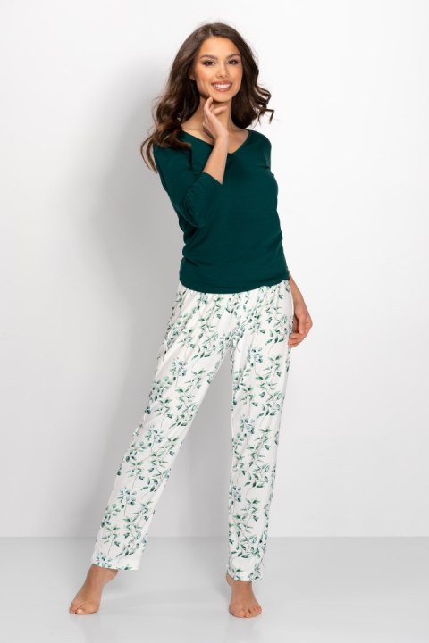 Piżama Damska Model Carla Green - Momenti Per Me - XL
