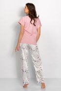 Piżama Damska Model SPA Garden Pink/Grey - Momenti Per Me - XL
