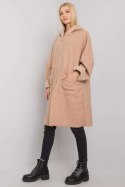Płaszcz Damski Model TW-PL-BI-21715.63P Beige - Och Bella - uniwersalny