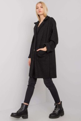 Płaszcz Damski Model TW-PL-BI-21717.40P Black - Och Bella - uniwersalny