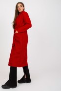 Płaszcz Damski Model TW-PL-BI-5220.63 Dark Red - Och Bella - uniwersalny