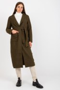 Płaszcz Damski Model TW-PL-BI-5220.63 Khaki - Och Bella - uniwersalny