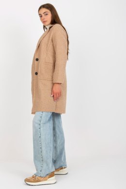 Płaszcz Damski Model TW-PL-BI-7372.18 Beige - Och Bella - uniwersalny