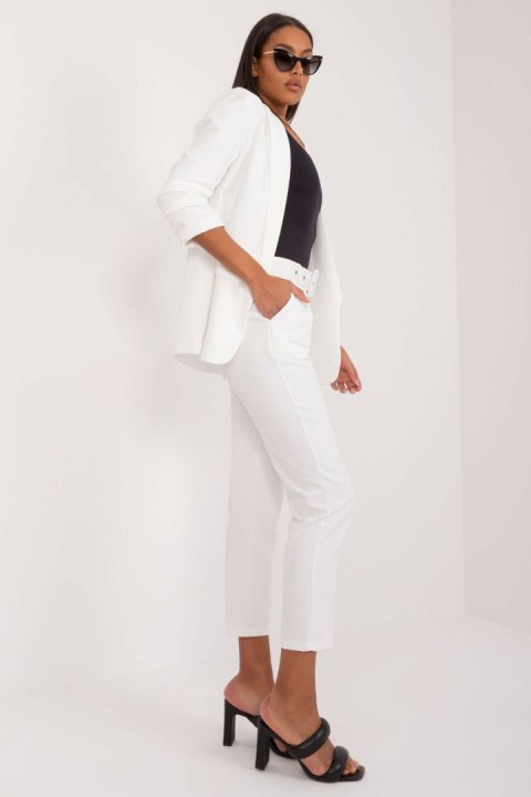 Spodnie Damskie Model TW-SP-BI-22880-2.47 White - Och Bella - XL Spodnie Damskie Model TW-SP-BI-22880-2.47 White - Och Bella - XL