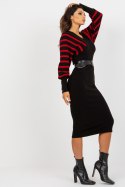 Sukienka Model TW-SK-BE-1540.22 Balck/Red - Och Bella - S