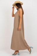 Sukienka Model TW-SK-BE-203D.38P Dark Beige - Och Bella - S
