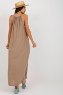 Sukienka Model TW-SK-BE-203D.38P Dark Beige - Och Bella - S
