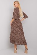 Sukienka Model TW-SK-BI-24502-3.46P Black/Beige - Och Bella - L Sukienka Model TW-SK-BI-24502-3.46P Black/Beige - Och Bella - L