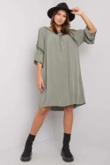 Sukienka Model TW-SK-BI-82314.48 Khaki - Och Bella - S Sukienka Model TW-SK-BI-82314.48 Khaki - Och Bella - S