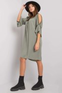 Sukienka Model TW-SK-BI-82314.48 Khaki - Och Bella - S Sukienka Model TW-SK-BI-82314.48 Khaki - Och Bella - S