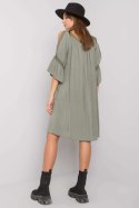 Sukienka Model TW-SK-BI-82314.48 Khaki - Och Bella - S Sukienka Model TW-SK-BI-82314.48 Khaki - Och Bella - S