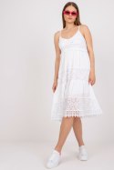 Sukienka Model TW-SK-BI-82345.19P White - Och Bella - S Sukienka Model TW-SK-BI-82345.19P White - Och Bella - S