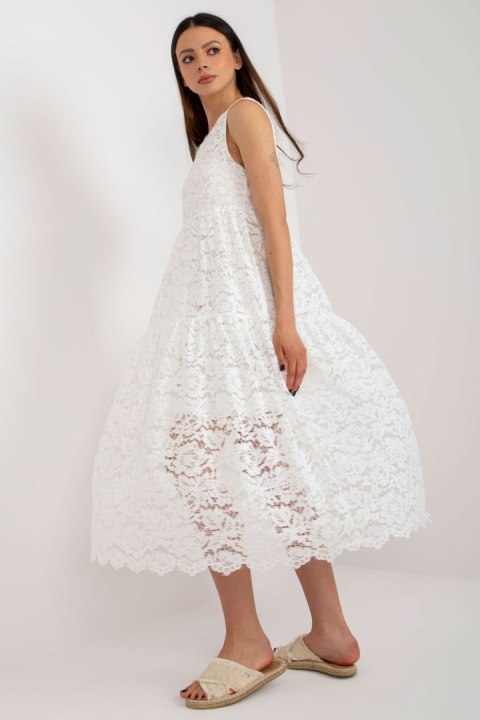 Sukienka Model TW-SK-BI-8246.37X White - Och Bella - XL Sukienka Model TW-SK-BI-8246.37X White - Och Bella - XL
