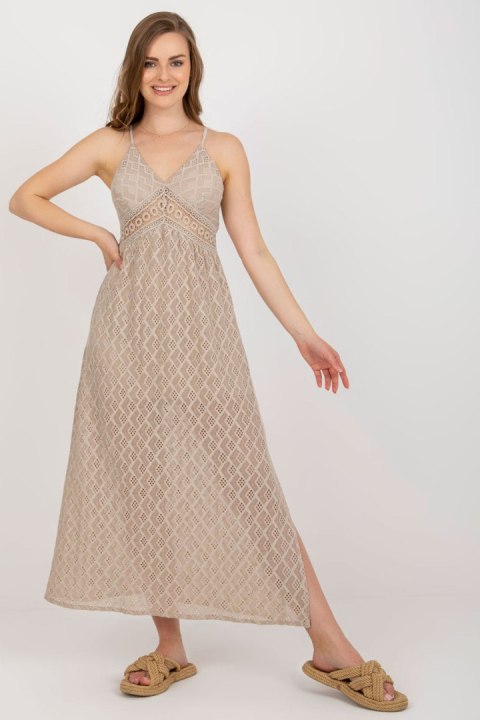 Sukienka Model TW-SK-BI-8676.22 Beige - Och Bella - L