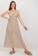 Sukienka Model TW-SK-BI-8676.22 Beige - Och Bella - M Sukienka Model TW-SK-BI-8676.22 Beige - Och Bella - M