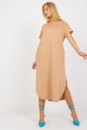 Sukienka Model TW-SK-OB031.11 Camel - Och Bella - M