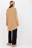 Sweter Damski Model TW-SW-BI-1222.13X Camel - Och Bella - uniwersalny