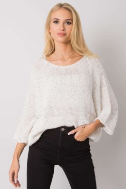 Sweter Damski Model TW-SW-BI-20109.61P Ecru - Och Bella - uniwersalny