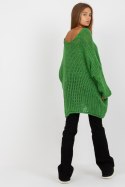 Sweter Damski Model TW-SW-BI-M2200.27 Green - Och Bella - uniwersalny