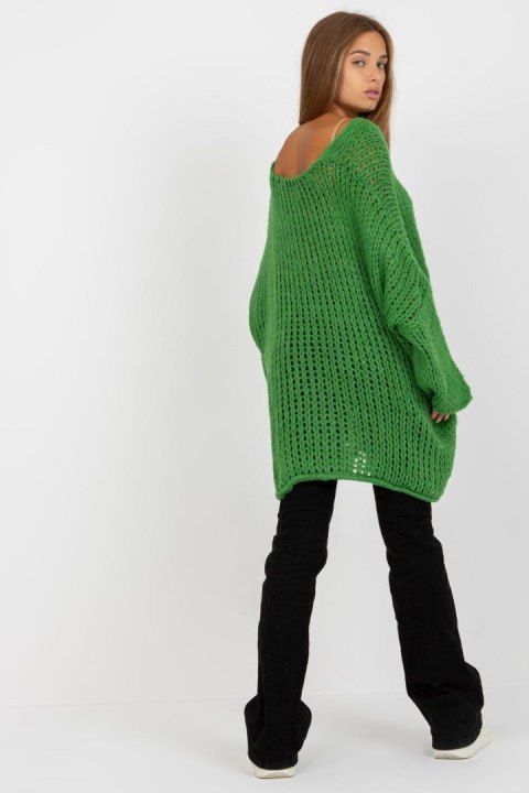 Sweter Damski Model TW-SW-BI-M2200.27 Green - Och Bella - uniwersalny