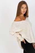 Sweter Damski Model TW-SW-BI-M903.33X Ecru - Och Bella - uniwersalny