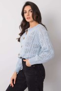 Sweter Kardigan Model TW-SW-BI-591.60 Light Blue - Och Bella - uniwersalny