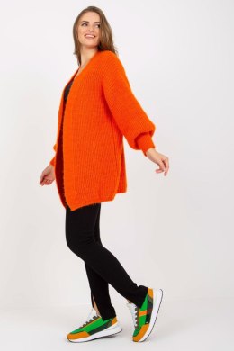 Sweter Kardigan Model TW-SW-BI-9025.36X Orange - Och Bella - uniwersalny