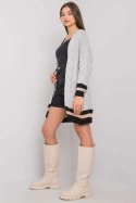 Sweter Kardigan Model TW-SW-BI-A21768.21 Grey - Och Bella - uniwersalny