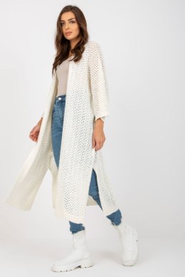 Sweter Kardigan Model TW-SW-BI-M31.36X Ecru - Och Bella - uniwersalny