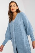 Sweter Kardigan Model TW-SW-BL-0100.38X Light Blue - Och Bella - uniwersalny