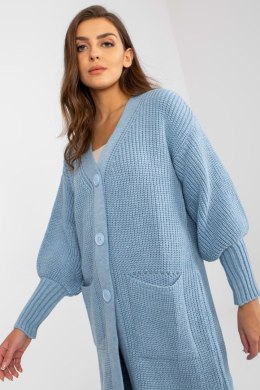 Sweter Kardigan Model TW-SW-BL-0100.38X Light Blue - Och Bella - uniwersalny