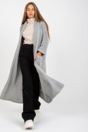 Sweter Kardigan Model TW-SW-BL-2453.91P Grey - Och Bella - uniwersalny