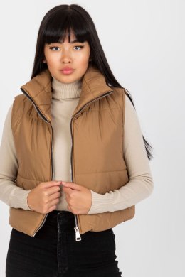 Kamizelka Model TW-KZ-BI-82230.19 Light Brown - Och Bella - uniwersalny