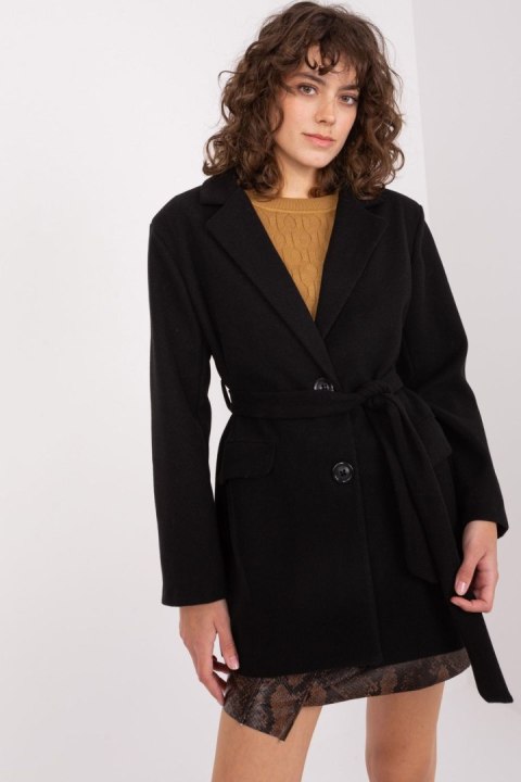 Płaszcz Damski Model TW-PL-BI-2022320.01X Black - Och Bella - S