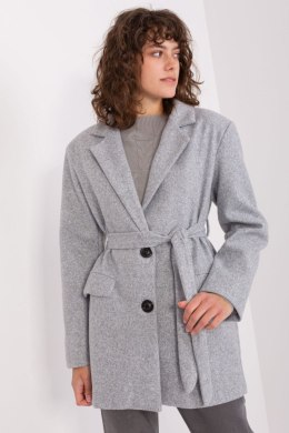 Płaszcz Damski Model TW-PL-BI-2022320.01X Grey - Och Bella - XL