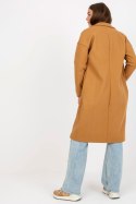 Płaszcz Damski Model TW-PL-BI-7298-1.15 Camel - Och Bella - uniwersalny