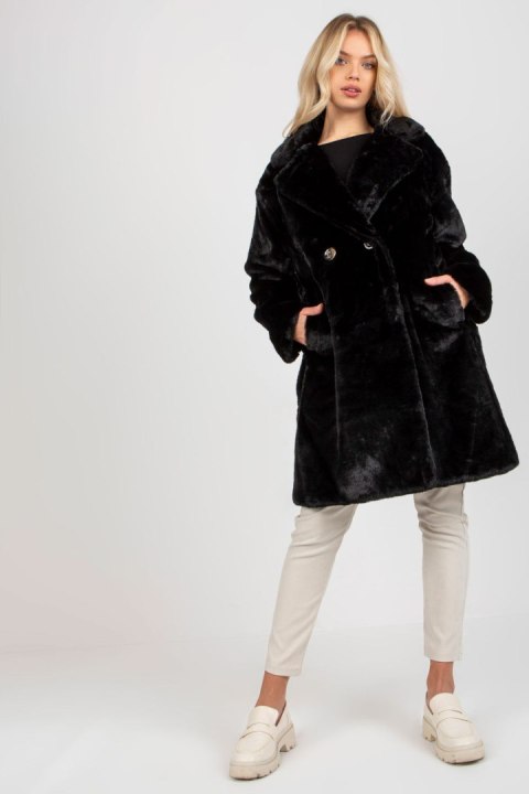 Płaszcz Model TW-PL-2118.95P Black - Och Bella - uniwersalny